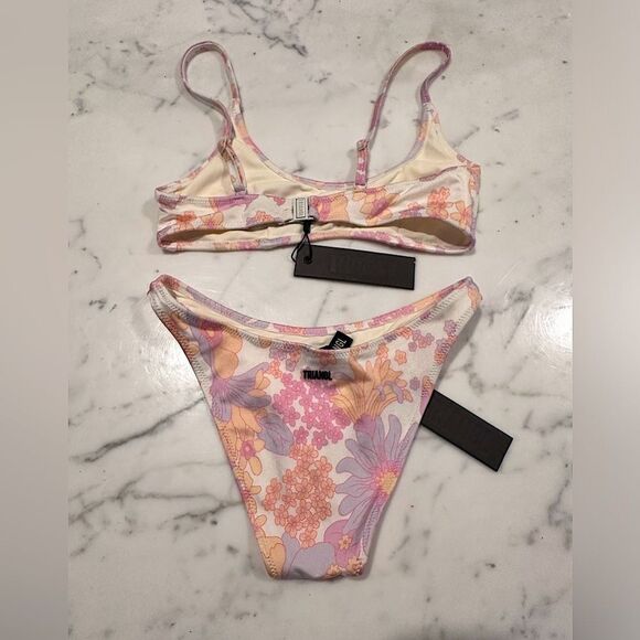 TRIANGL MACI CHEEKY SHERBET FLORAL SET NO BAG NEW WITH TAGS - Picture 4 of 5